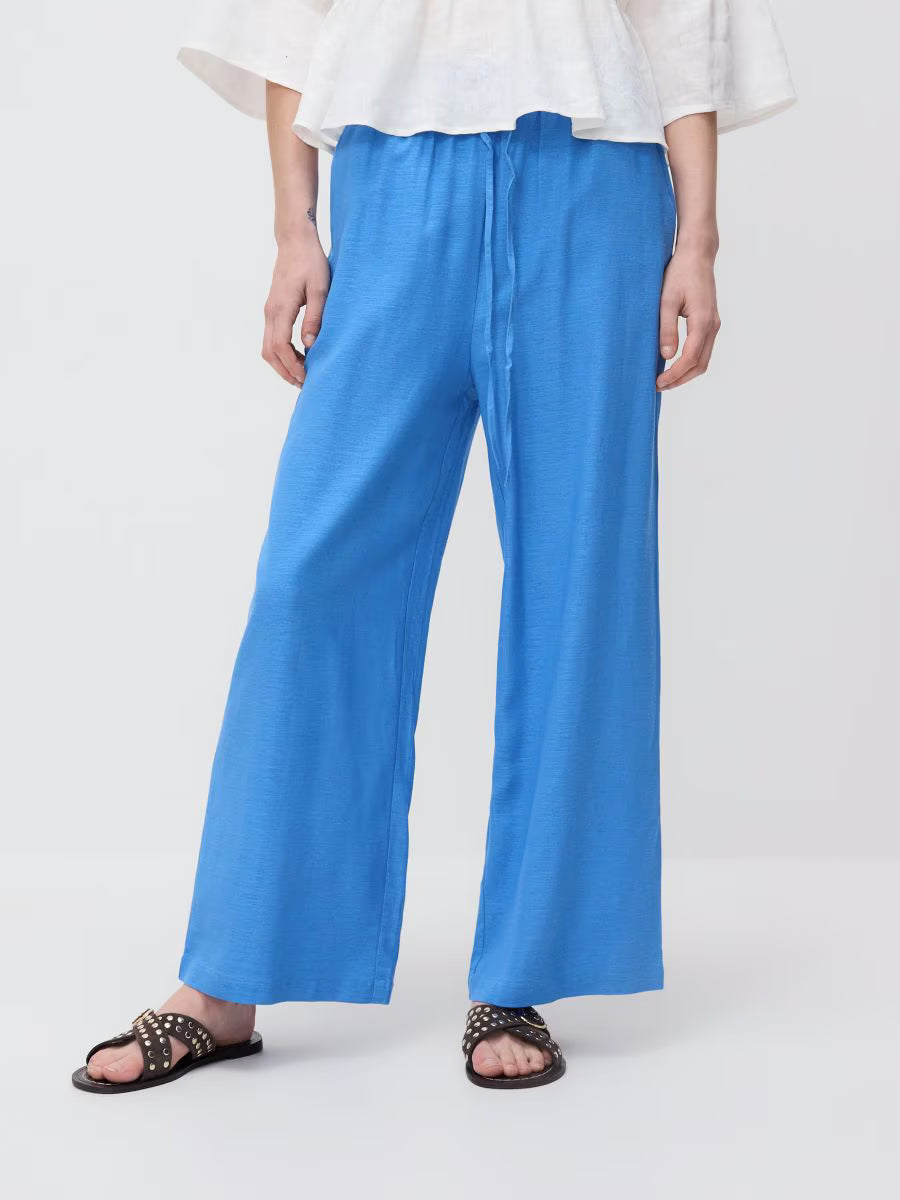 Pantaloni palazzo-blu