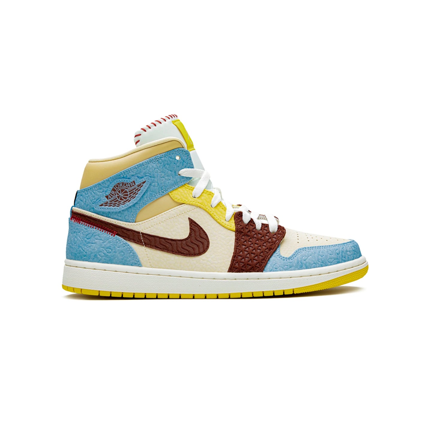 Nike Air Jordan 1 Mid Maison Château Rouge Multicolore Retro