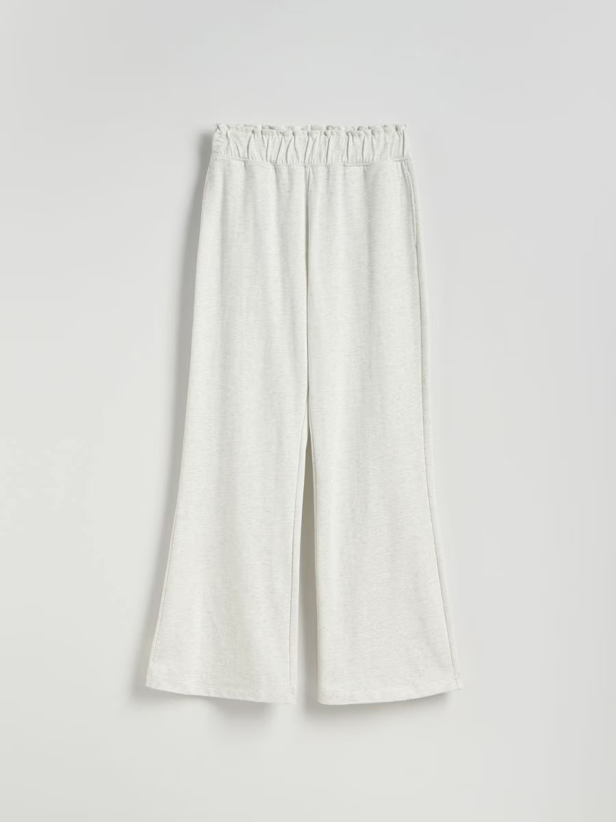 Pantaloni da jogging svasati - Grigio chiaro