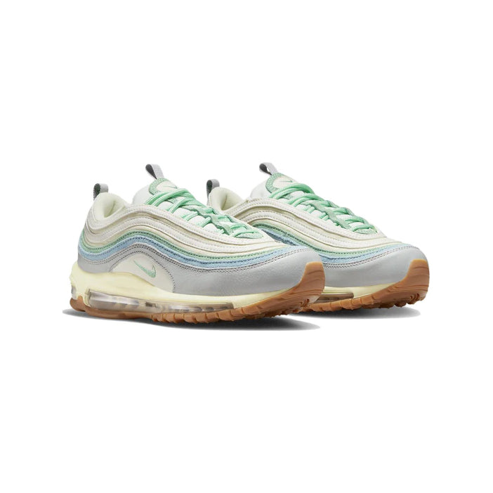 Nike Air Max 97 Verde Enamel Sail Blu Worn Uomo Sneakers Eleganti