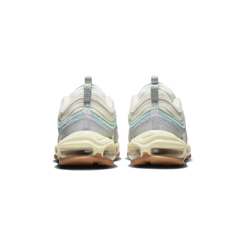 Nike Air Max 97 Verde Enamel Sail Blu Worn Uomo Sneakers Eleganti