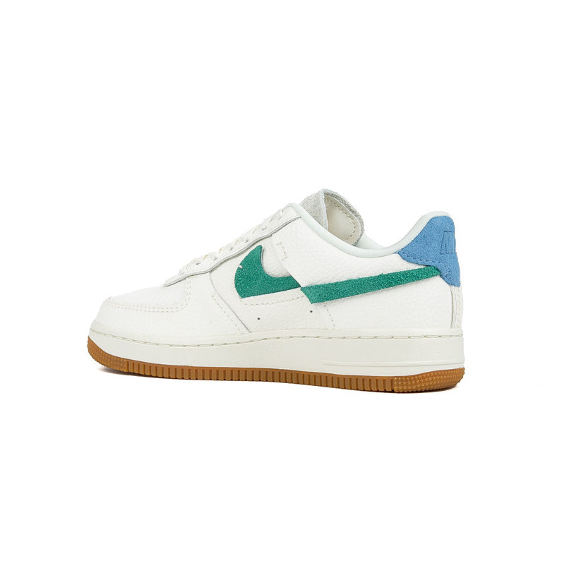 Nike Air Force 1 '07 Inside Out Bianco con Dettagli Azzurri