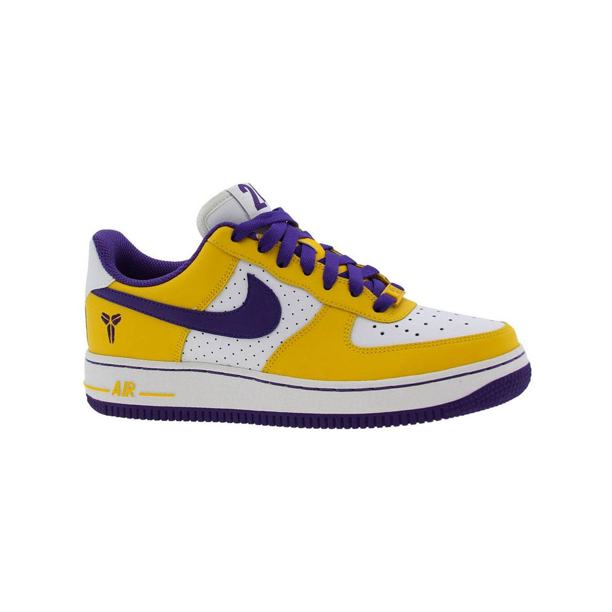 Nike Air Force 1 Low GS Giallo e Viola Kobe Bryant Edizione 2009