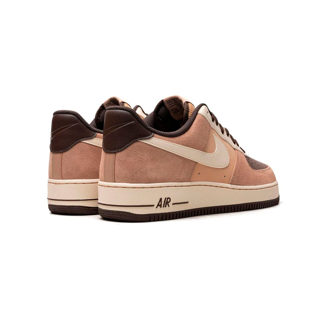 Nike Air Force 1 Low Marrone Cocco e Latte di Cocco in Pelle Scamosciata