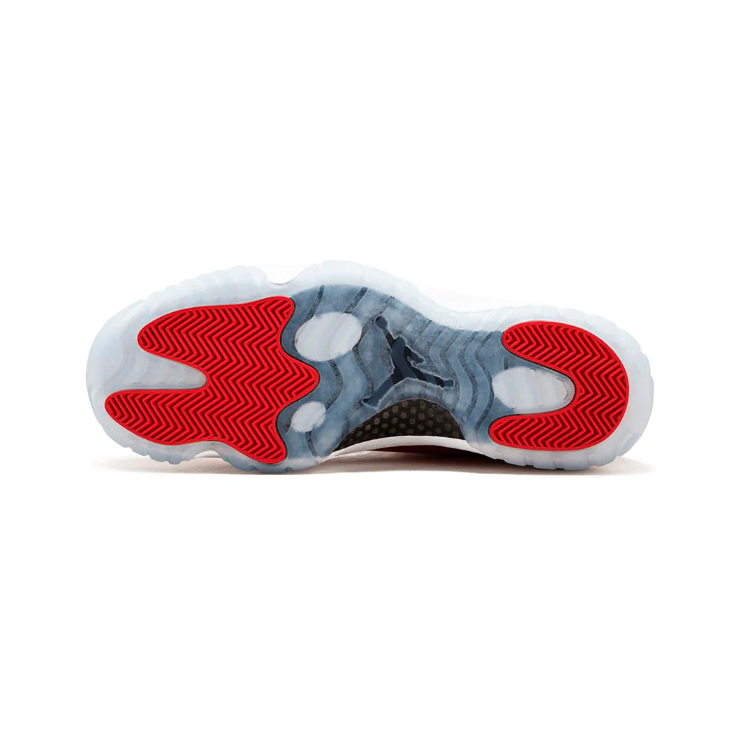 Nike Air Jordan 11 Retro Rosse High Cut Bianco/Ghiaccio