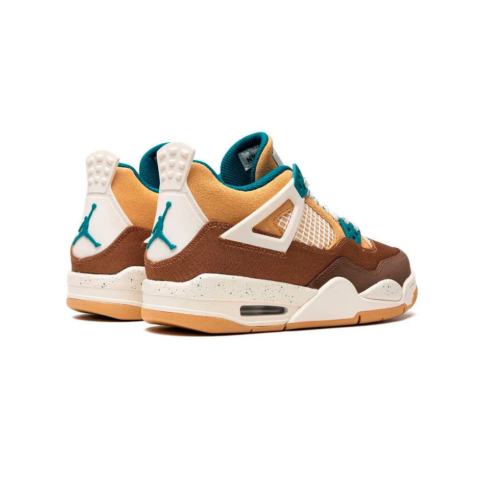 Nike Air Jordan 4 Retro Cacao Wow Marrone Crema Azzurro Uomo