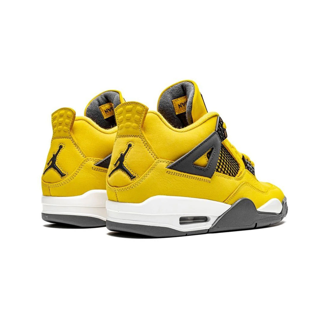 Nike Air Jordan 4 Retro Lightning Giallo Grigio Bianco Uomo