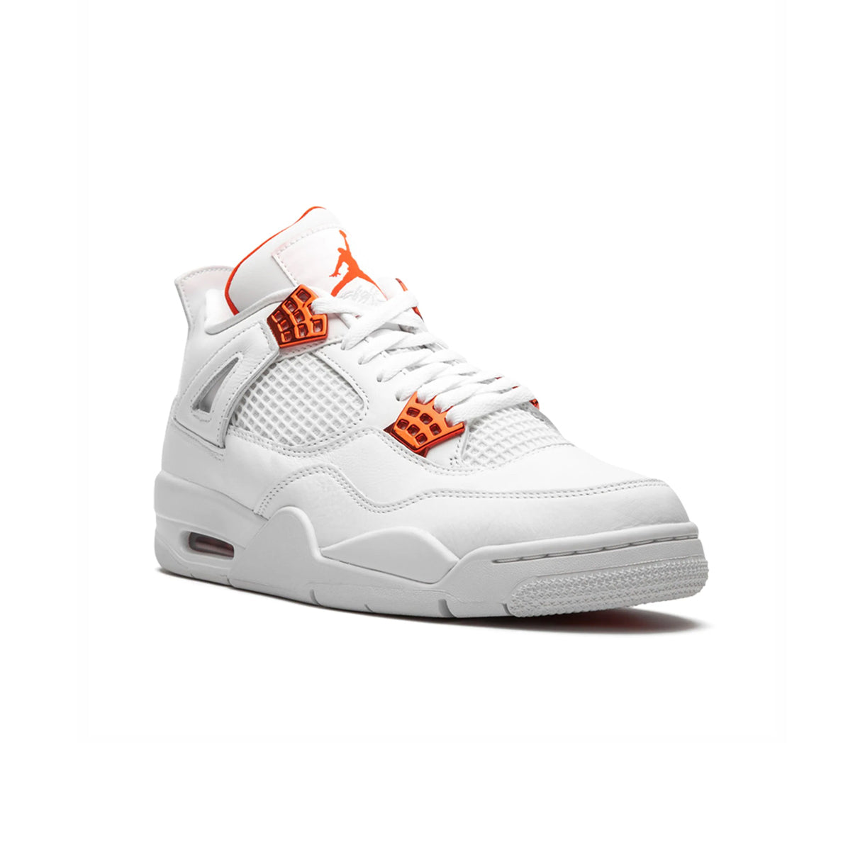 Nike Air Jordan 4 Retro Metallic Orange Bianco Arancione Uomo