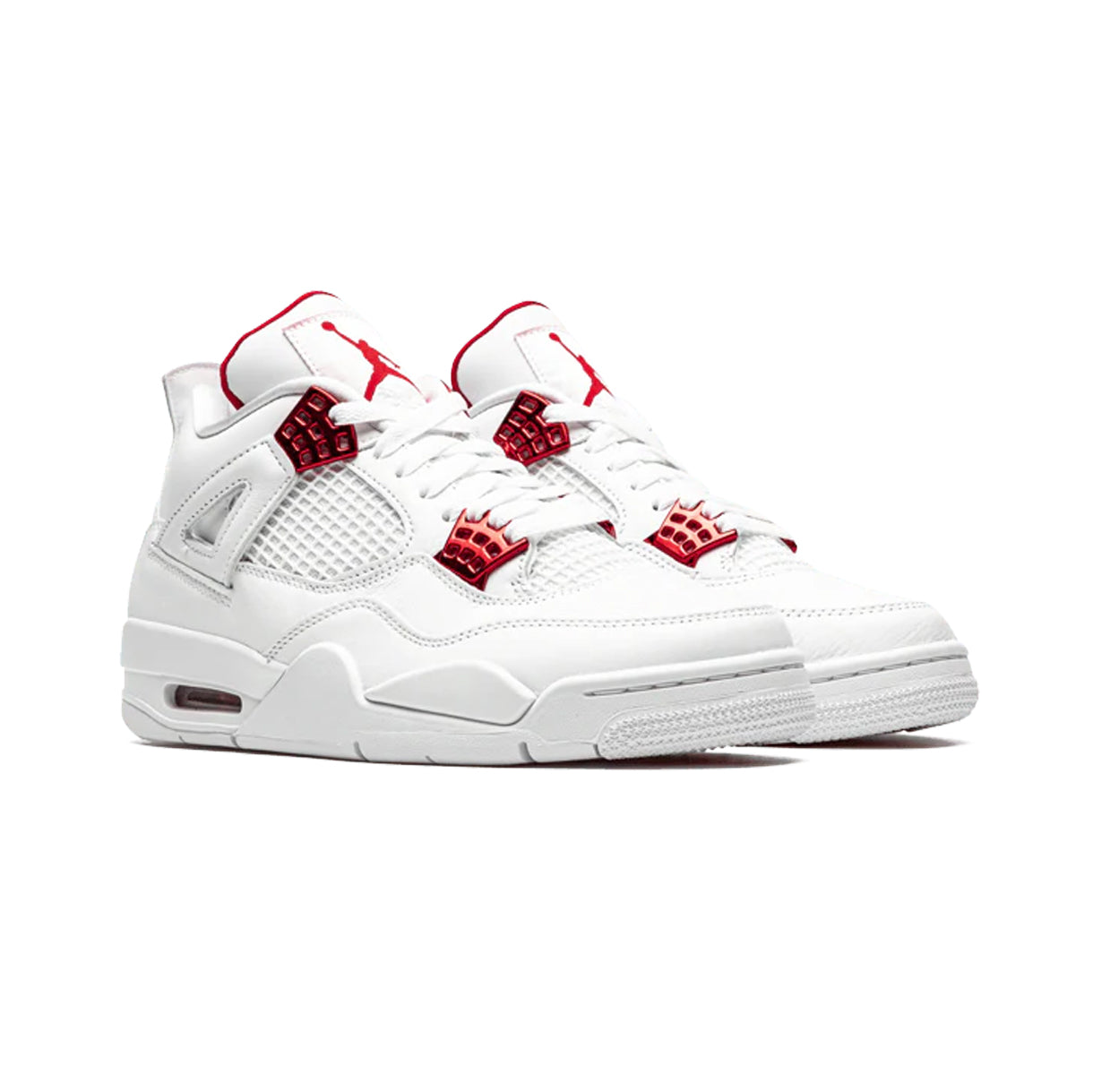 Nike Air Jordan 4 Retro Metallic Red Bianco Rosso Uomo