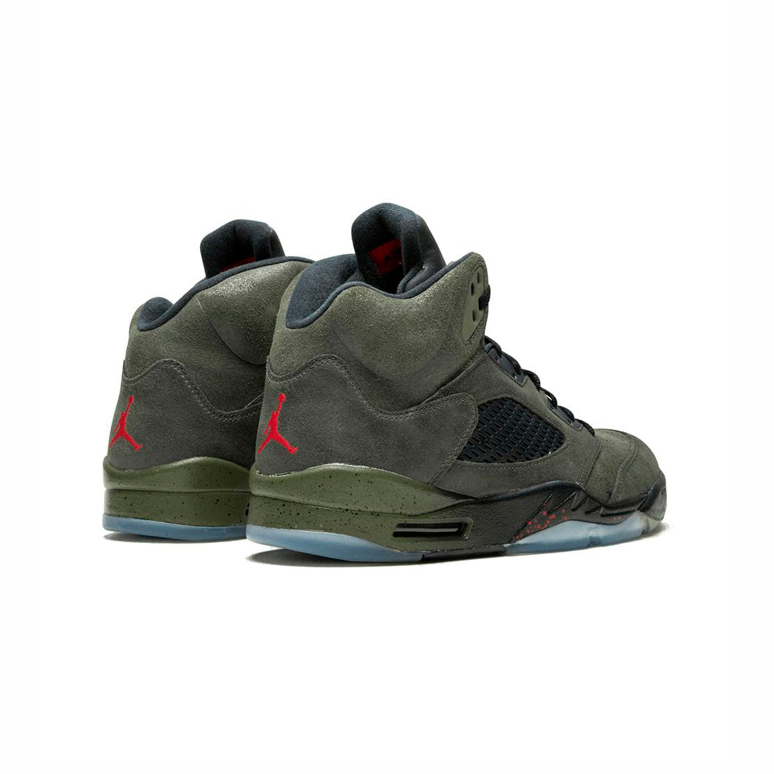 Nike Air Jordan 5 Retro Fear Pack Verde Oliva Nero Uomo