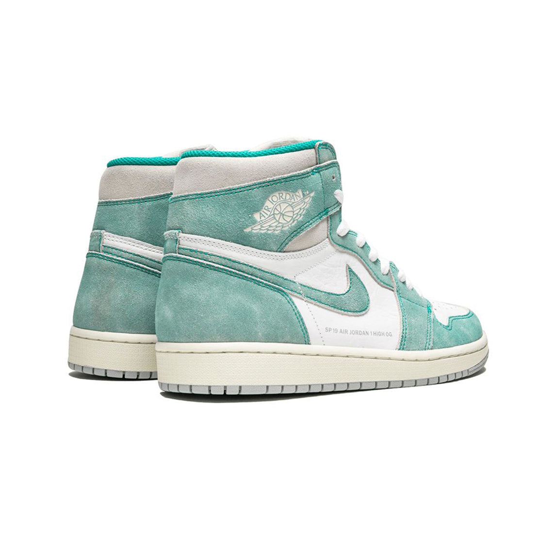 Nike Air Jordan 1 High OG Turbo Green Pelle Scamosciata