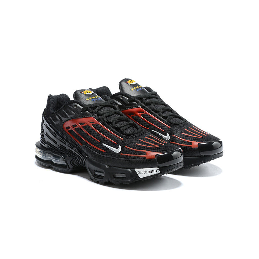 Nike Air Max Plus 3 Nero Rosso Uomo Sneakers Tecnologiche e Moderne