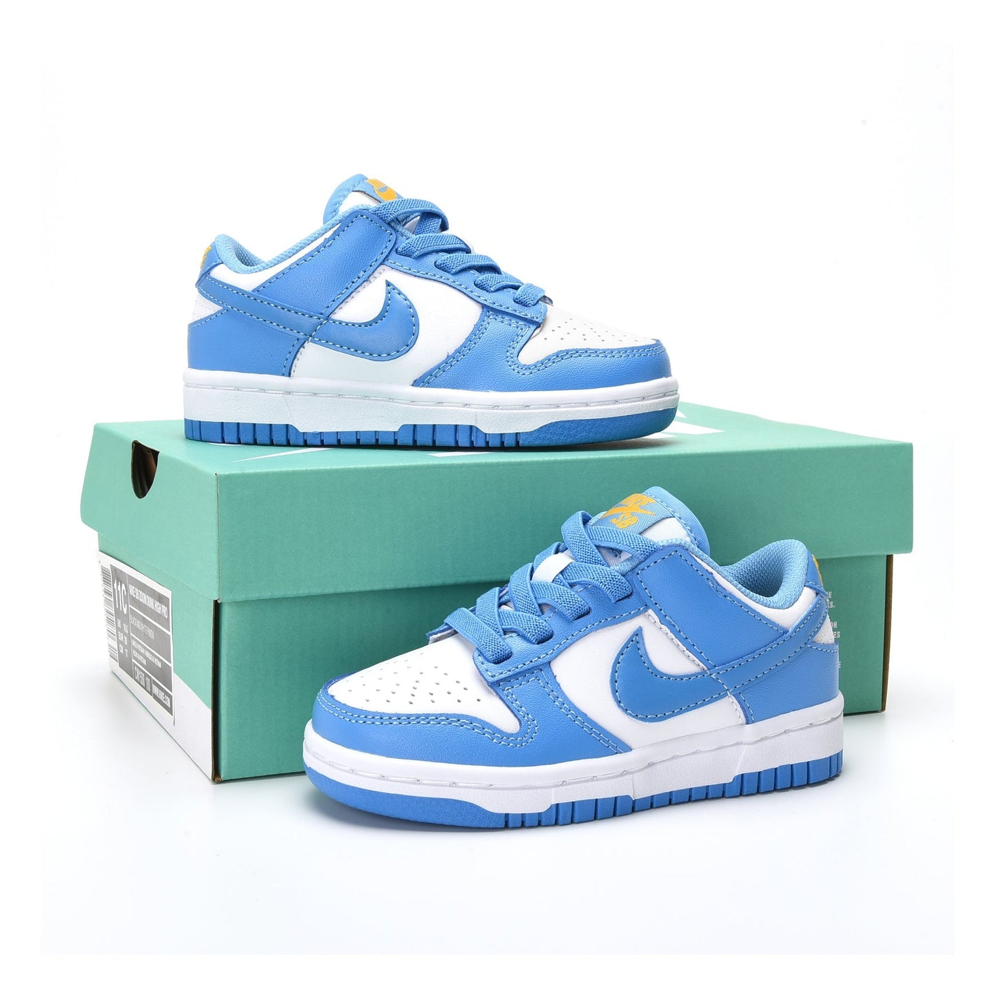 Nike Dunk Low Bambino Azzurre e Bianche University Scarpe Casual