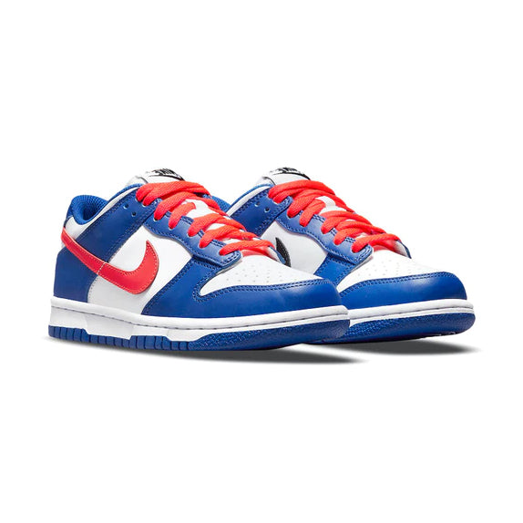 Nike Dunk Low Blu Royal e Rosso Crimson Scarpe Uomo