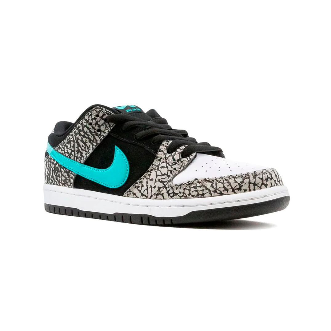 Nike Dunk Low SB Elephant Print Atmos Nero e Turchese Uomo