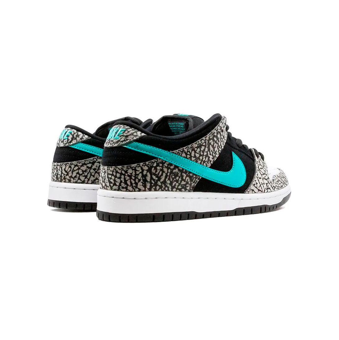 Nike Dunk Low SB Elephant Print Atmos Nero e Turchese Uomo