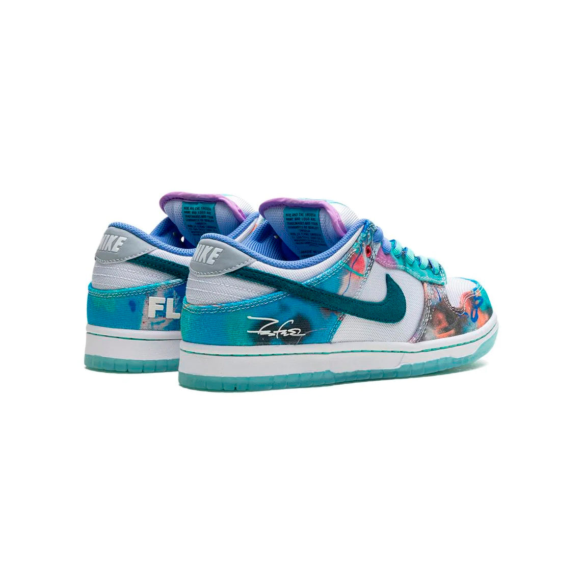 Nike Dunk Low SB Multicolore Acqua Teal e Bianco Futura Uomo