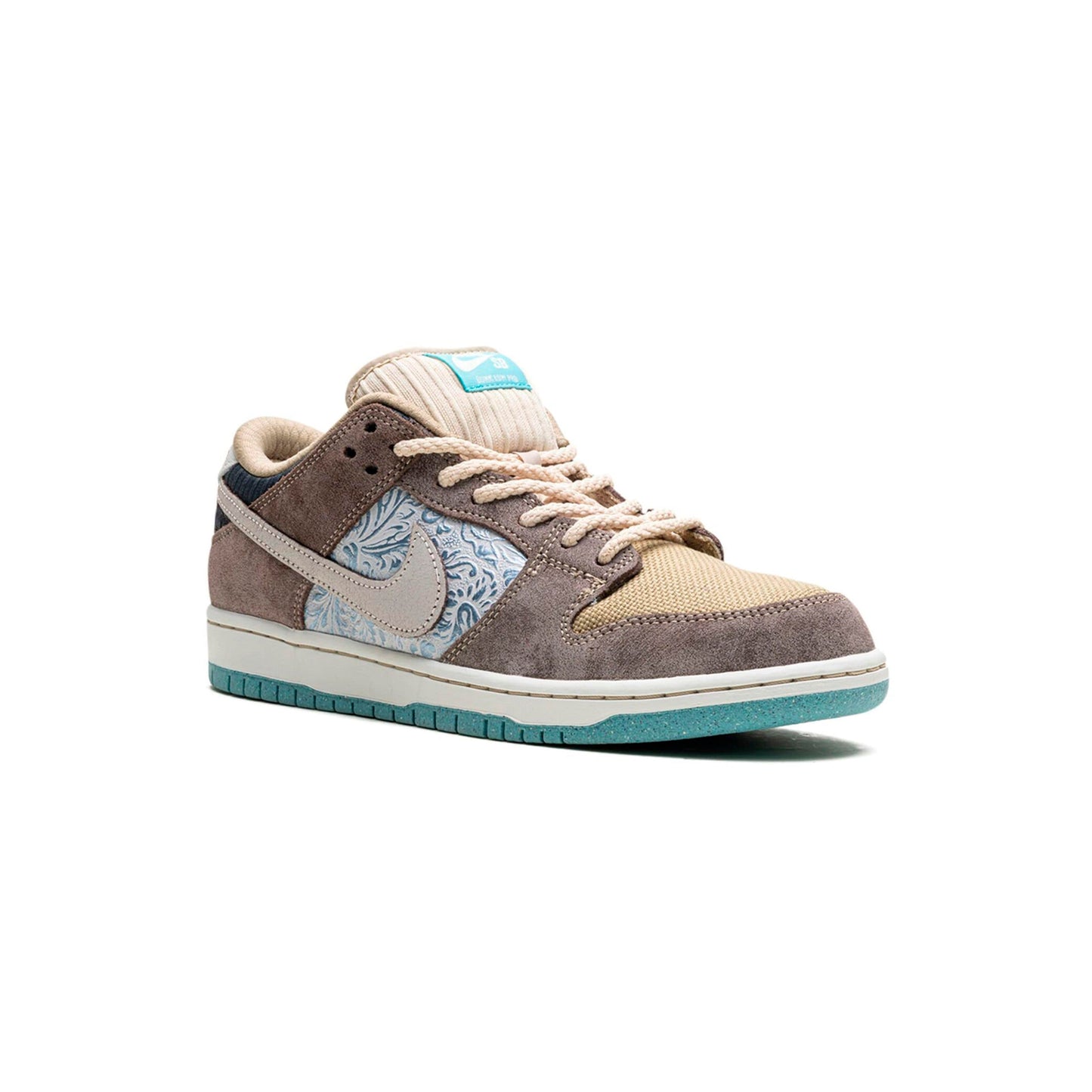 Nike Dunk Low SB Beige Marrone e Azzurro Paisley Uomo