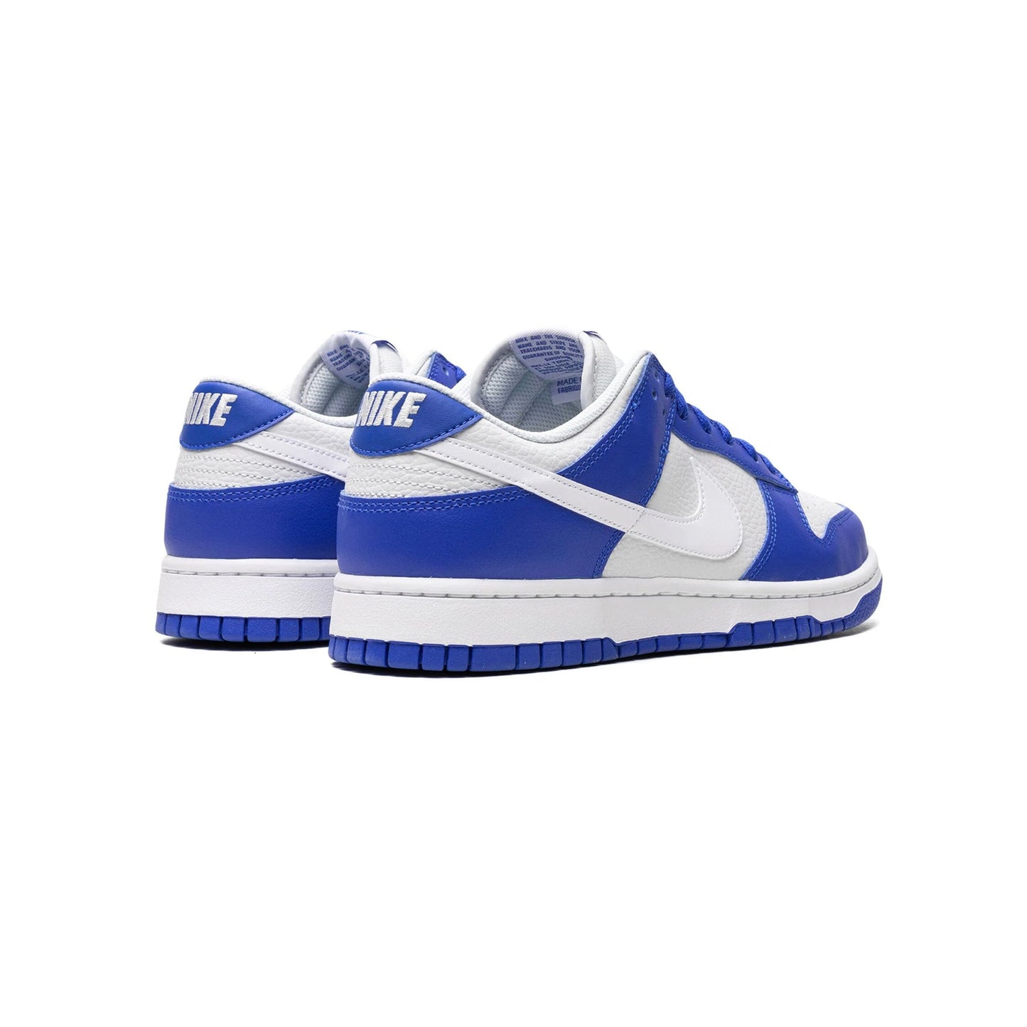 Nike Dunk Low Bianco e Blu Royal Scarpe Uomo