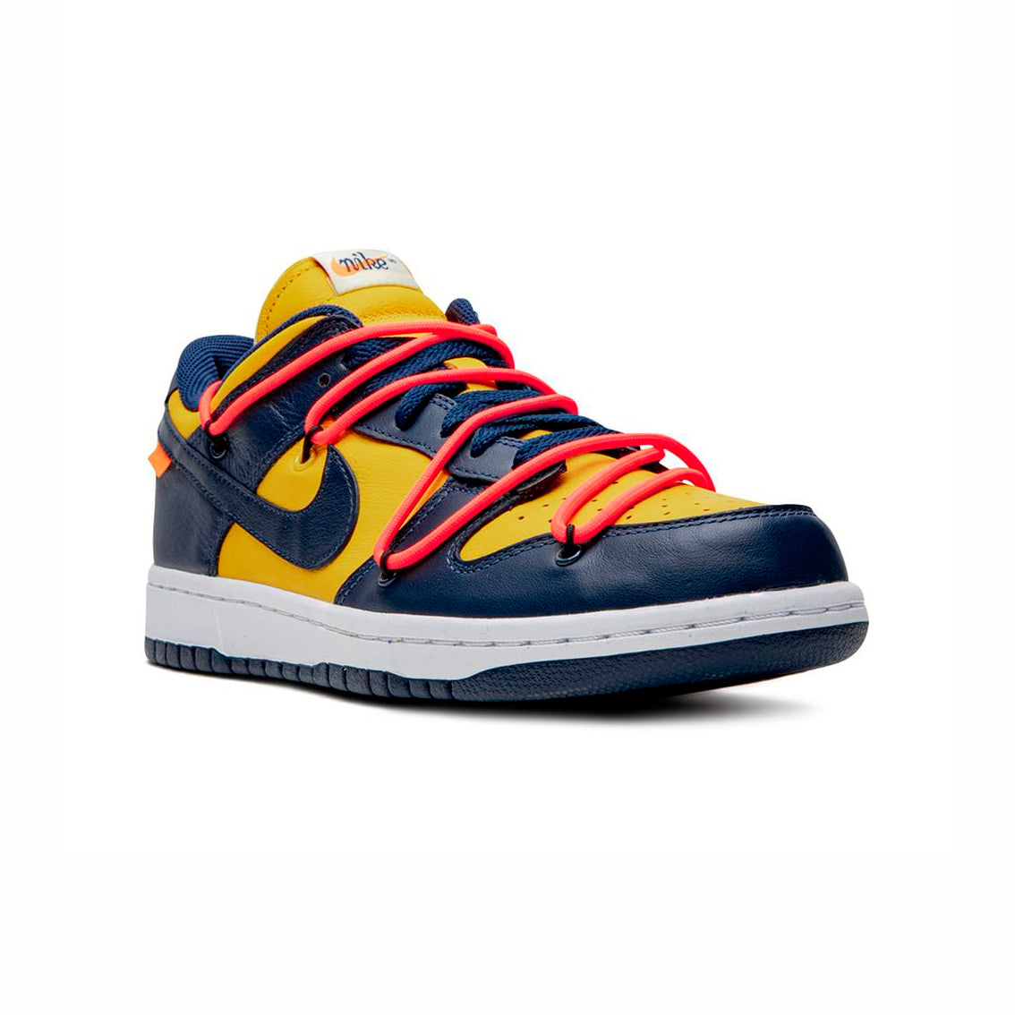 Nike Dunk Low Off-White Giallo University e Blu Scarpe Uomo