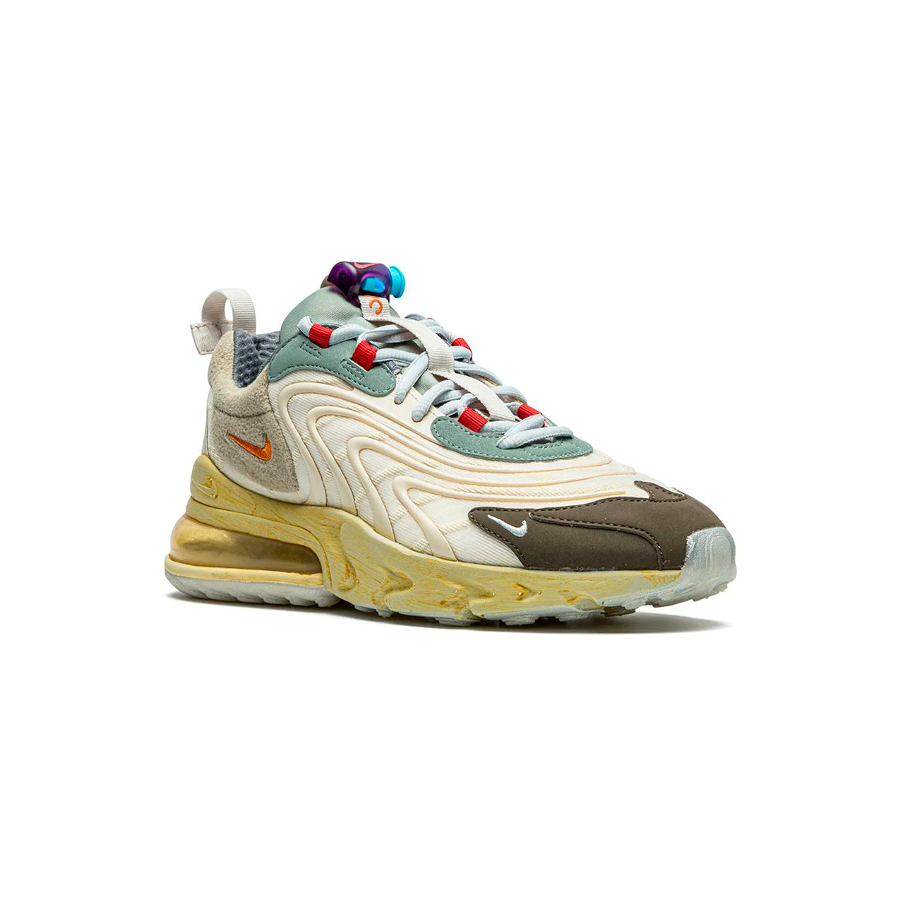 Nike Air Max 270 React Cactus Trails Travis Scott Beige e Giallo