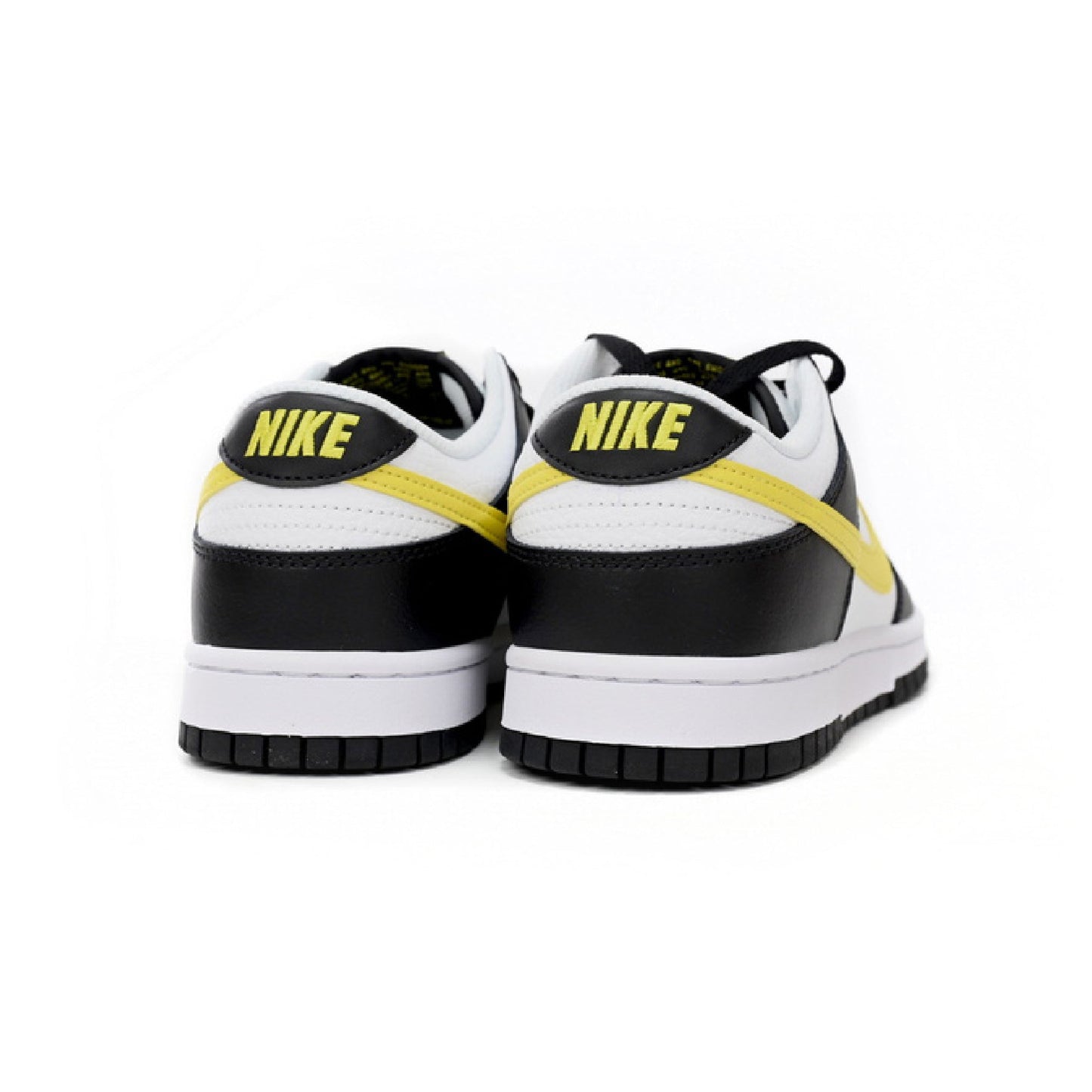 Nike Dunk Low Nero Giallo Ottico e Bianco Scarpe Uomo