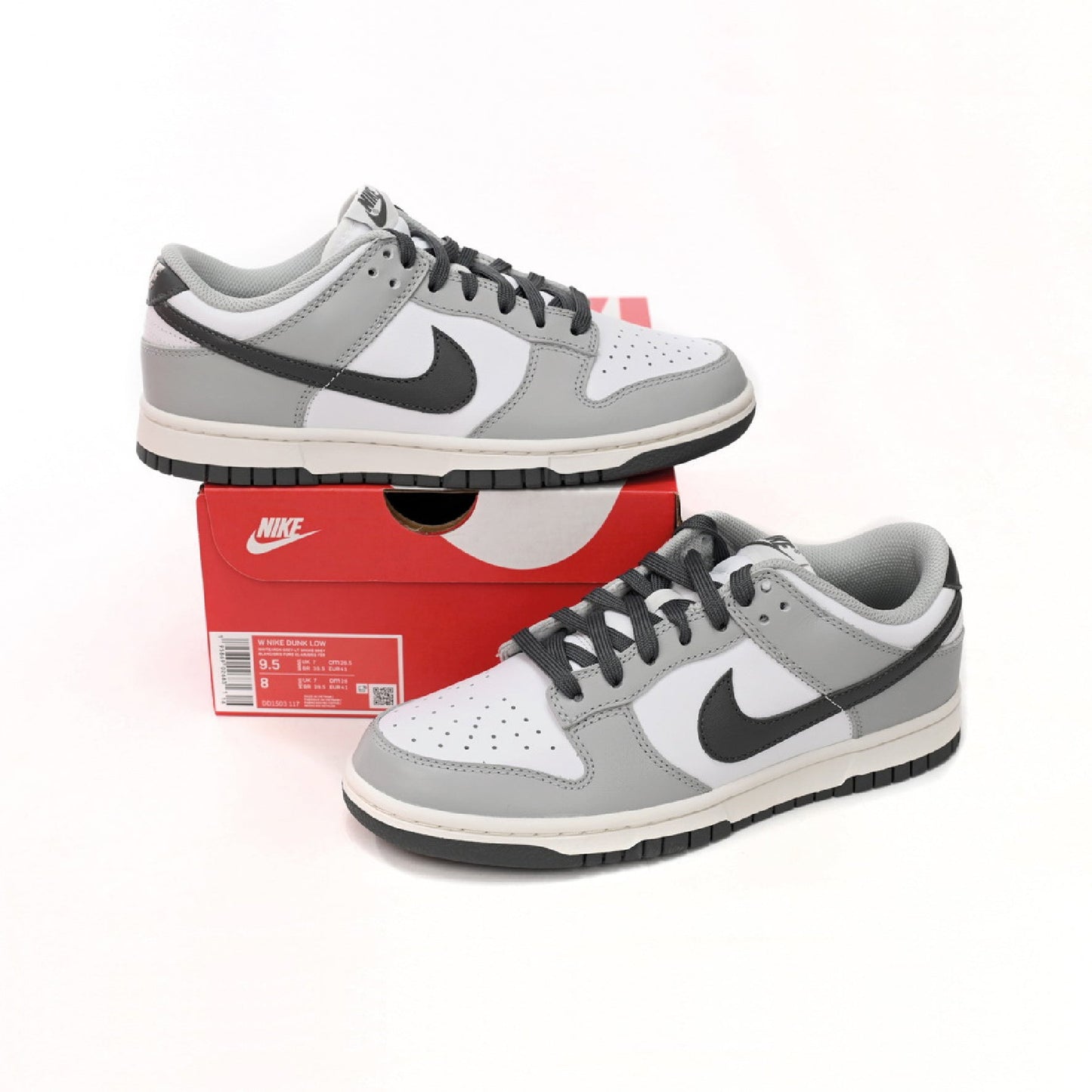 Nike Dunk Low Bianche e Grigie Tobacco Ash Uomo