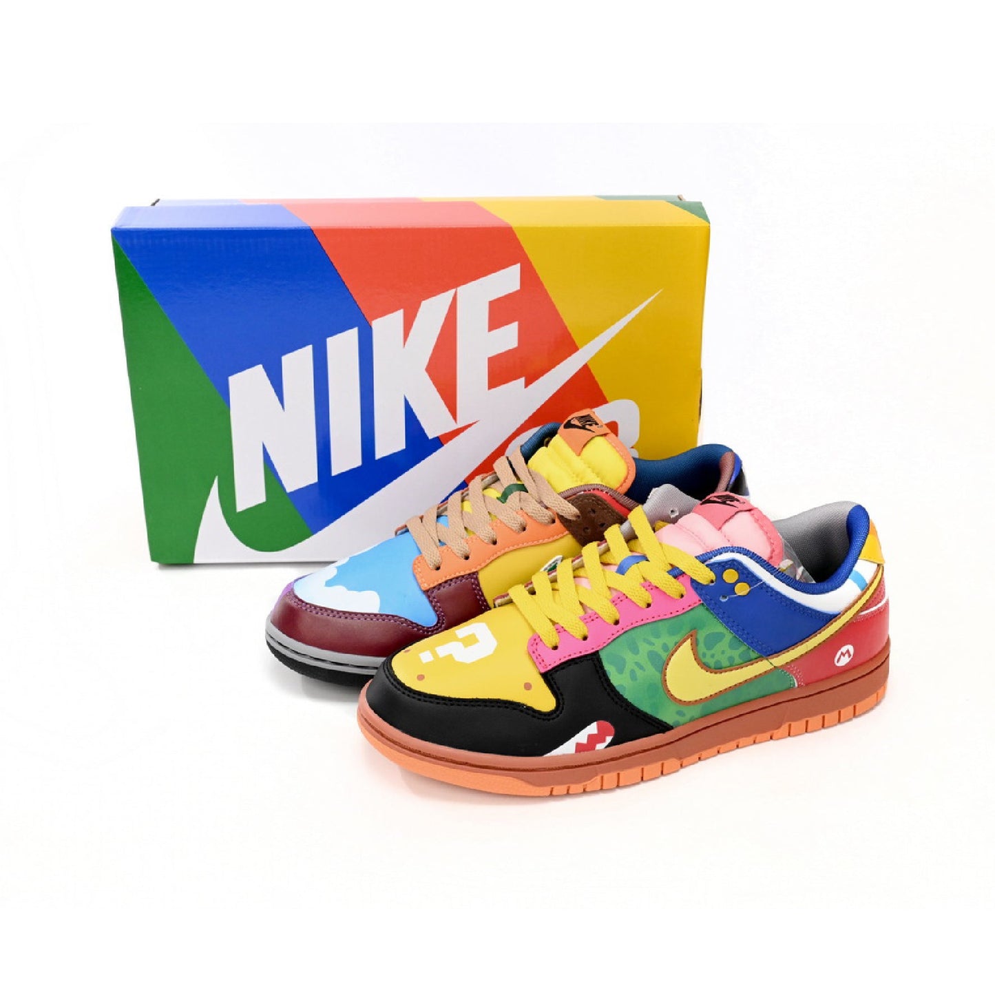 Nike Dunk Low Multicolore What the Super Mario Uomo