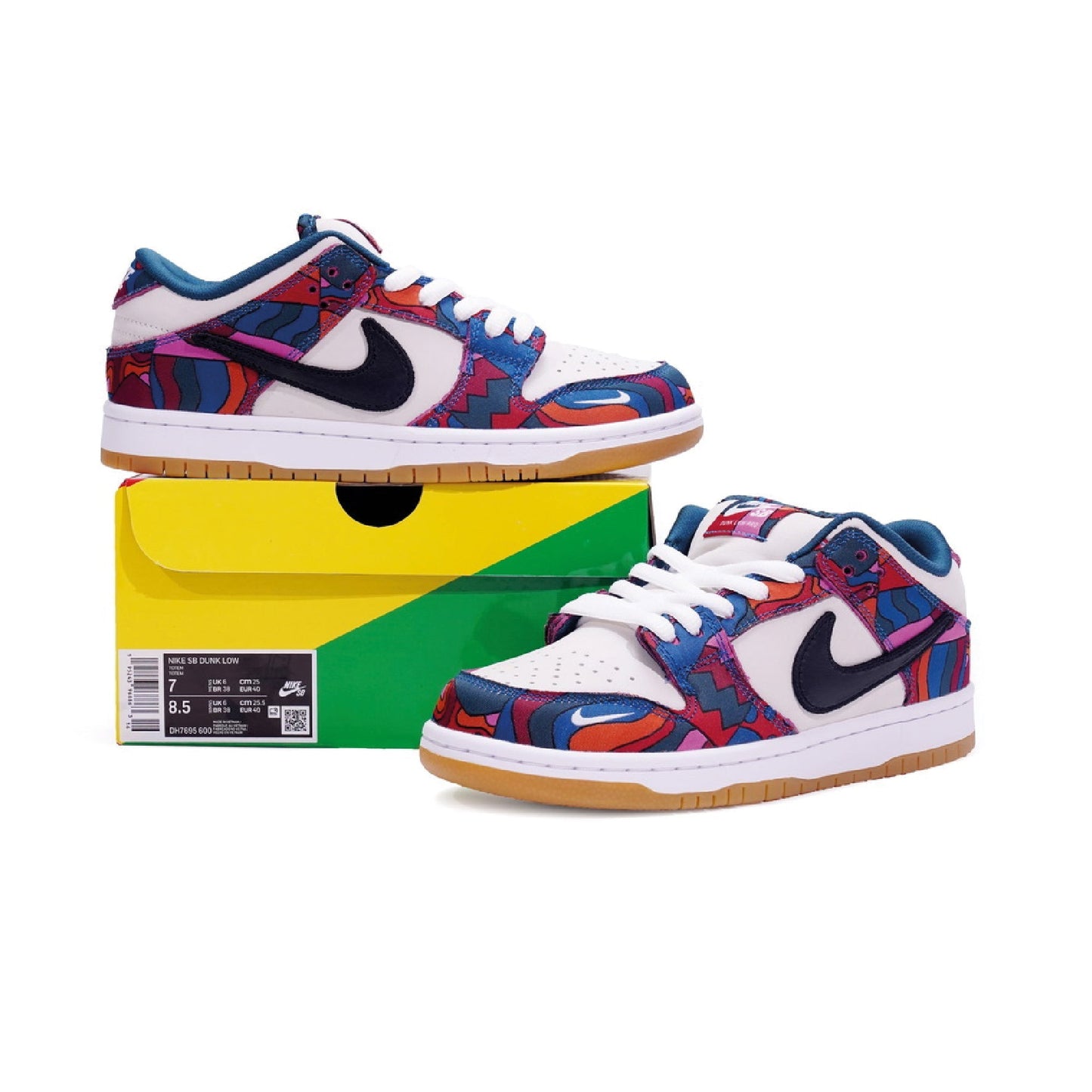 Nike Dunk Low SB Multicolore Parra Friends & Family Uomo