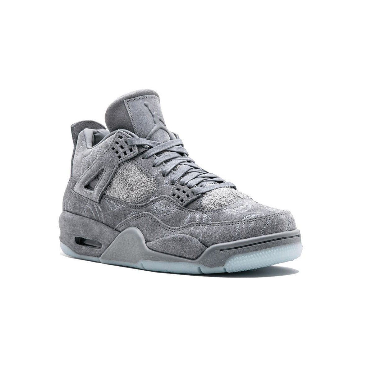Nike Air Jordan 4 Retro Kaws Grigio Suede Limited Edition Uomo