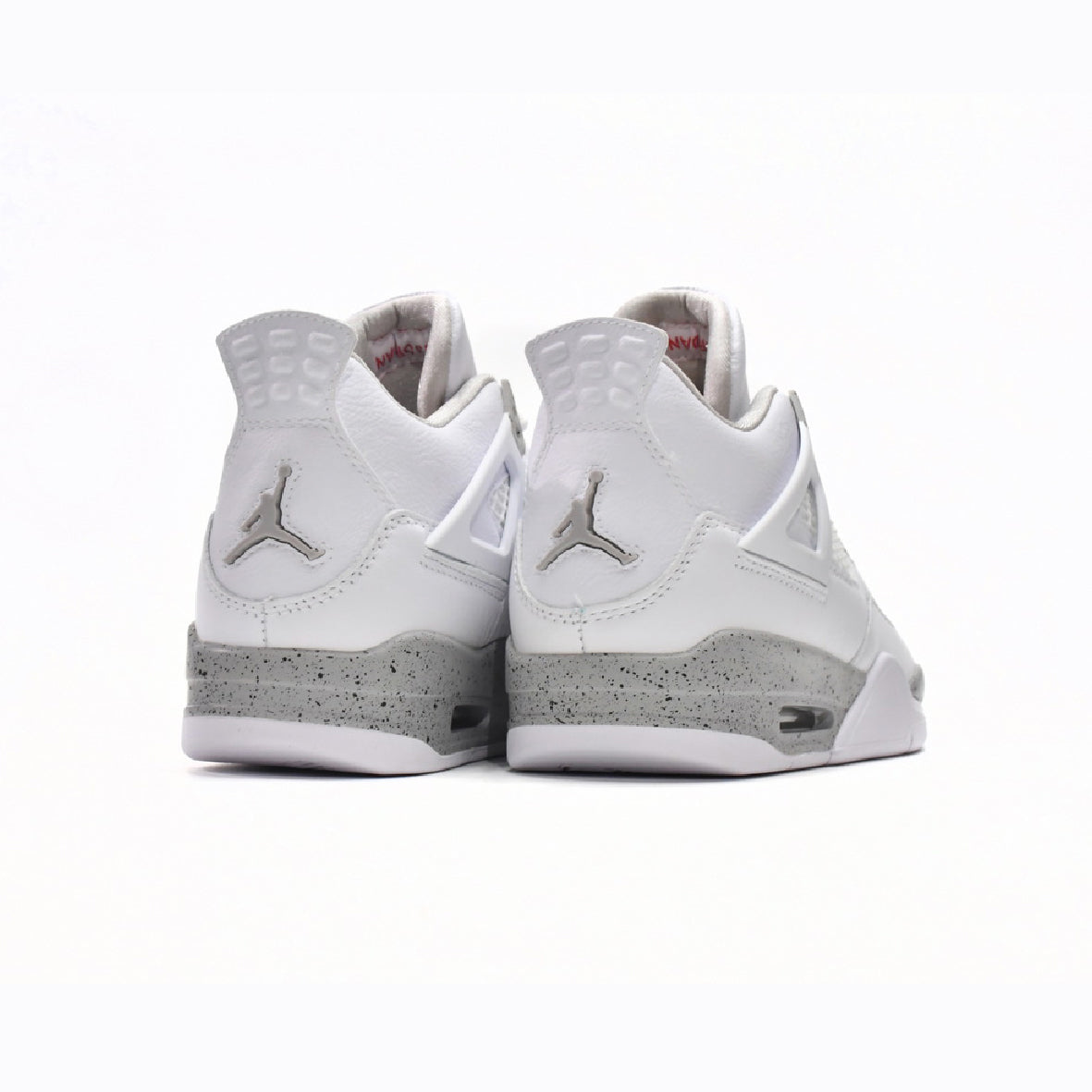 Nike Air Jordan 4 Retro White Cement Grigio Bianco Uomo