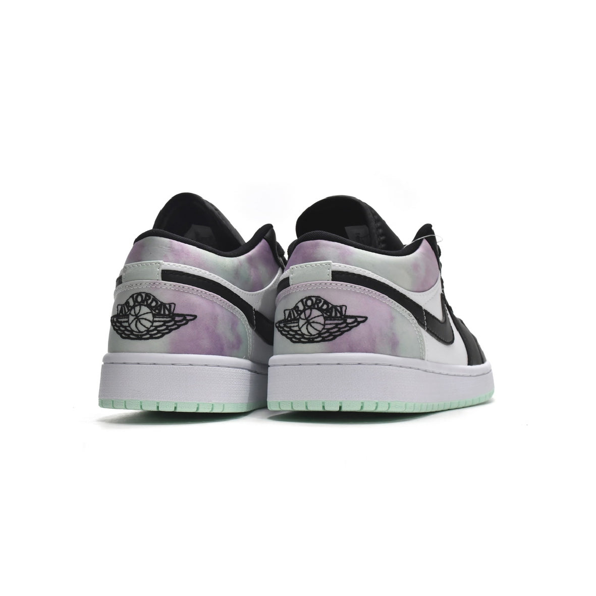 Nike Air Jordan 1 Low SE Bianco Nero Effetto Tie Dye