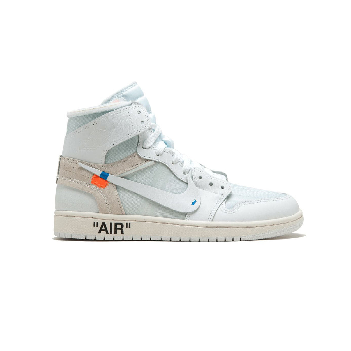 Nike Air Jordan 1 Retro High x Off-White Euro Bianco Neutro Uomo Donna