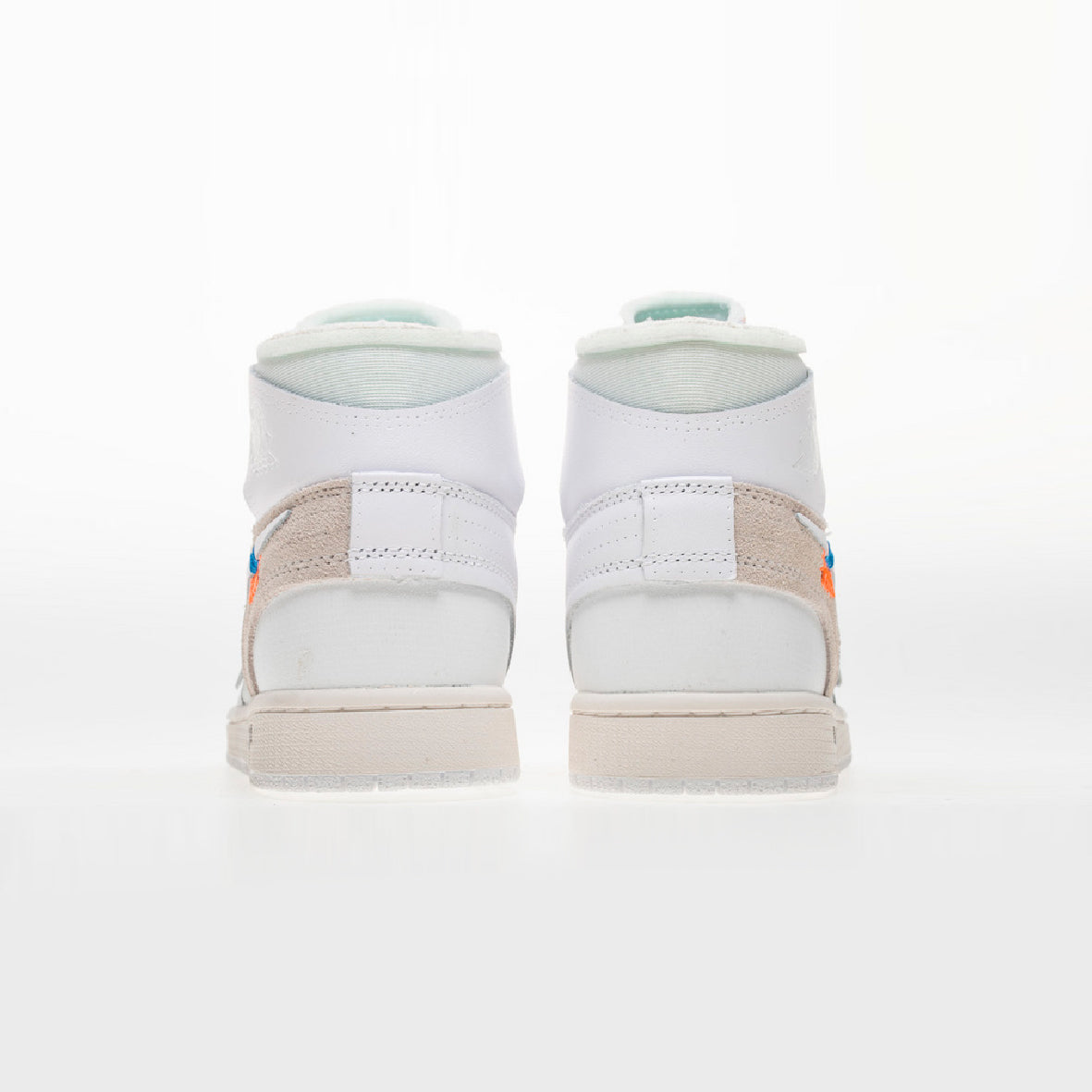 Nike Air Jordan 1 Retro High x Off-White Euro Bianco Neutro Uomo Donna