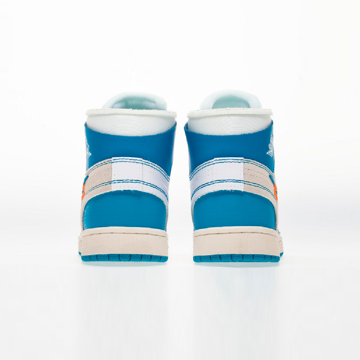 Nike Air Jordan 1 Retro High x Off-White University Blue Bianco Azzurro