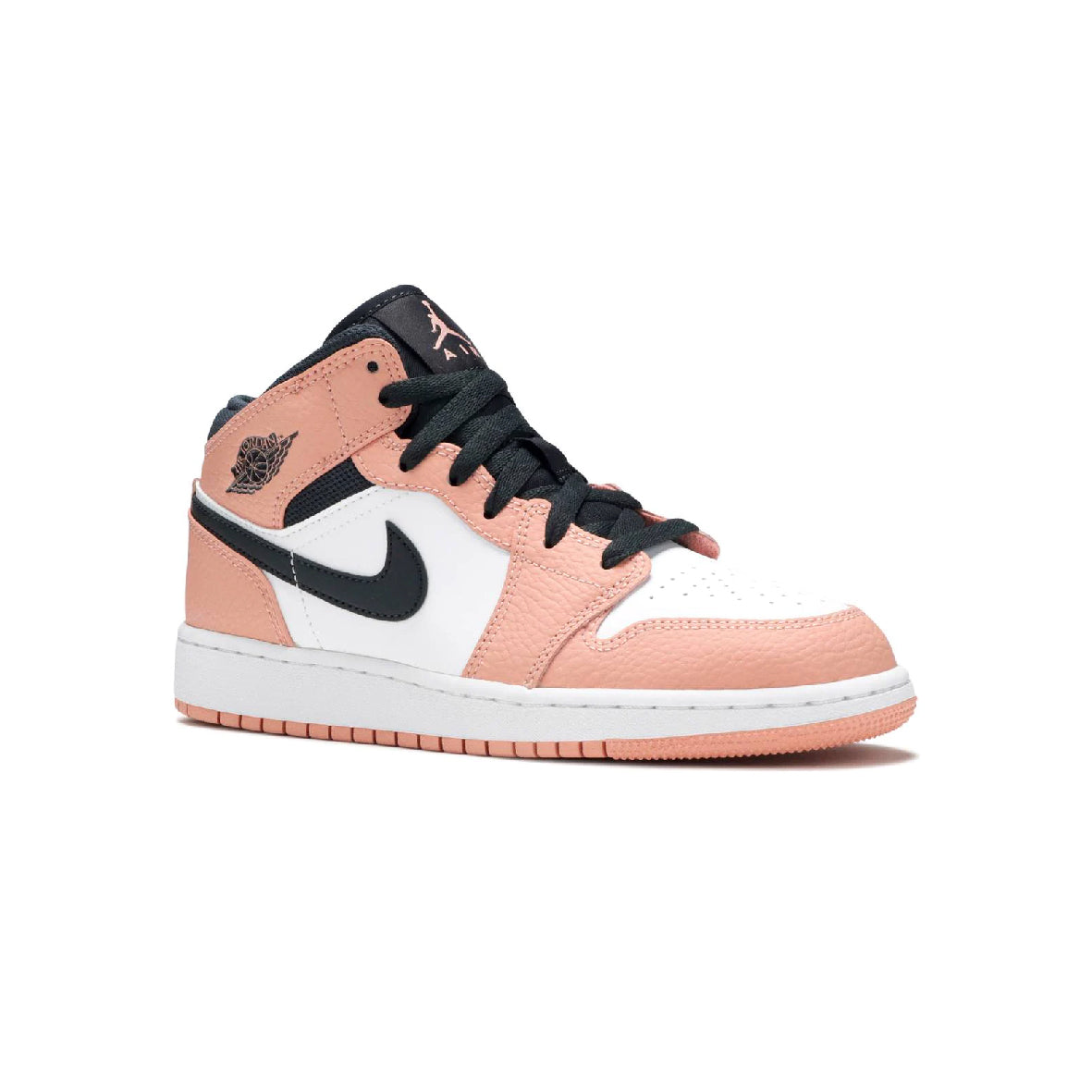 Nike Air Jordan 1 Mid Rosa Quartz Bianco Nero Retro
