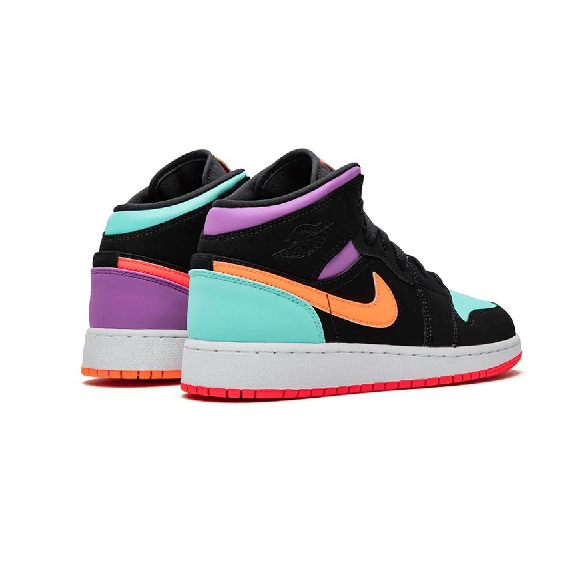 Nike Air Jordan 1 Mid Nero Multicolore Candy Retro