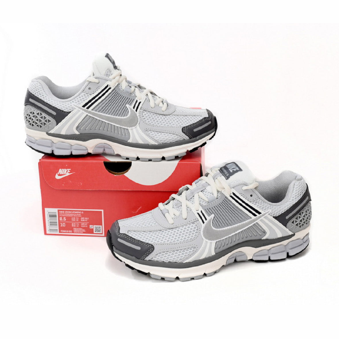 Nike Air Zoom Vomero 5 Grigio Chiaro e Nero Scarpe Running Uomo