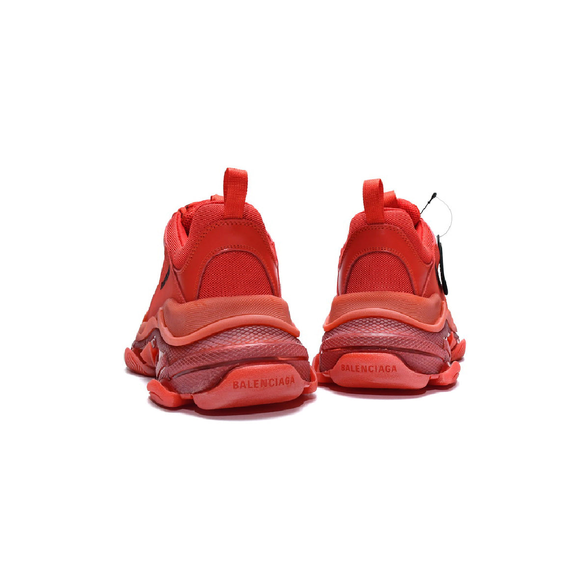Balenciaga Triple S Sneakers Rosse Uomo Donna Scarpe Esclusive