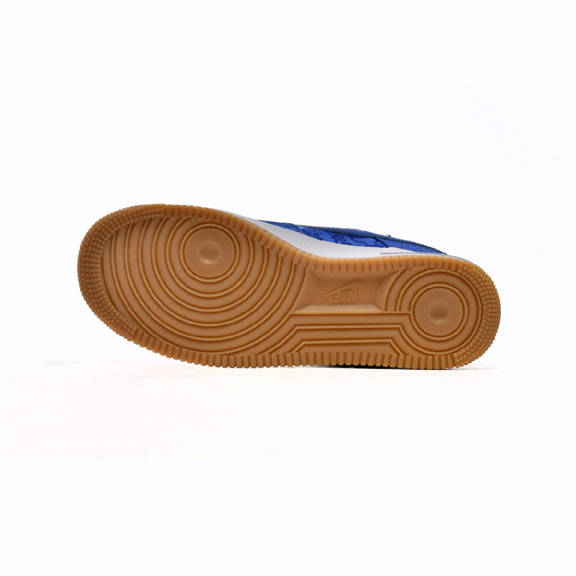 Nike Air Force 1 Low x Clot Blu Seta con Suola Gum