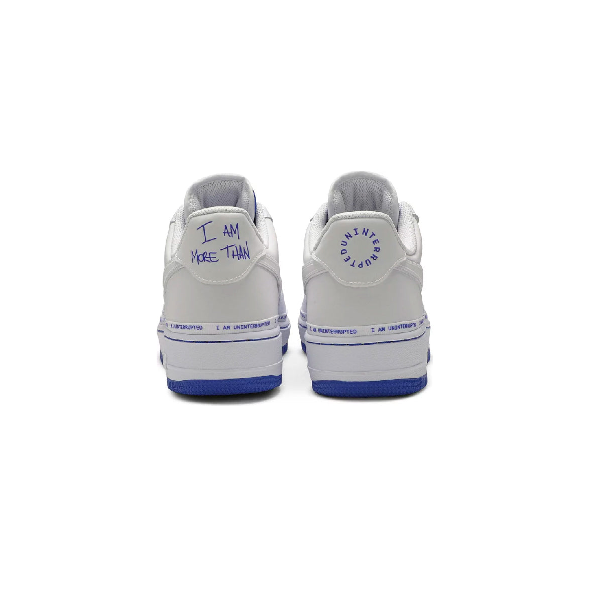 Nike Air Force 1 Low Bianca con Dettagli Blu Uninterrupted