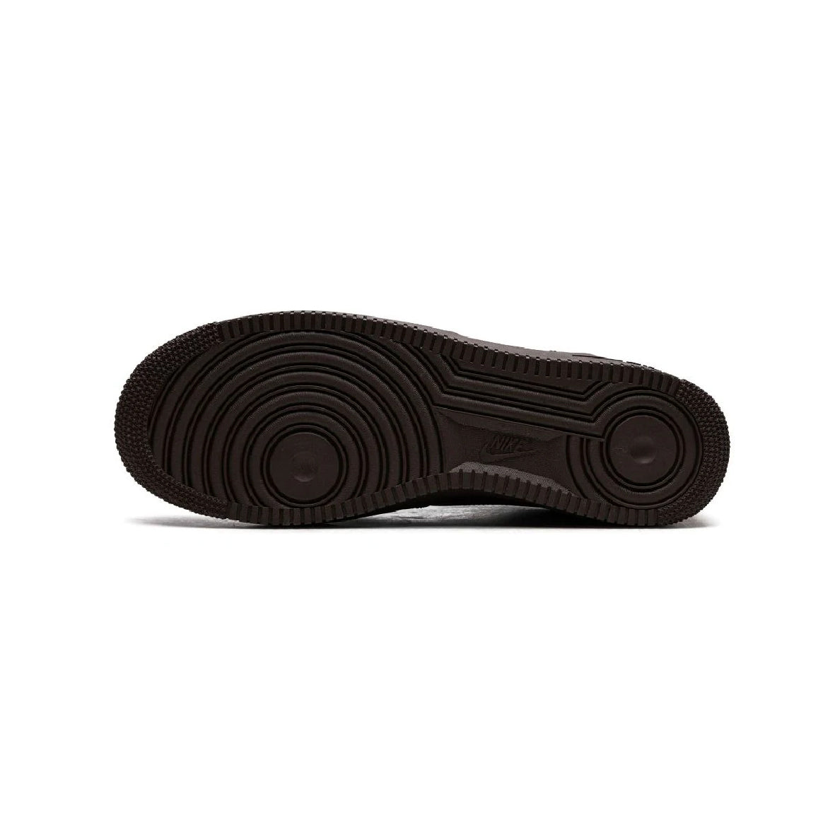 Nike Air Force 1 Low Marrone con Dettagli Supreme Rosso