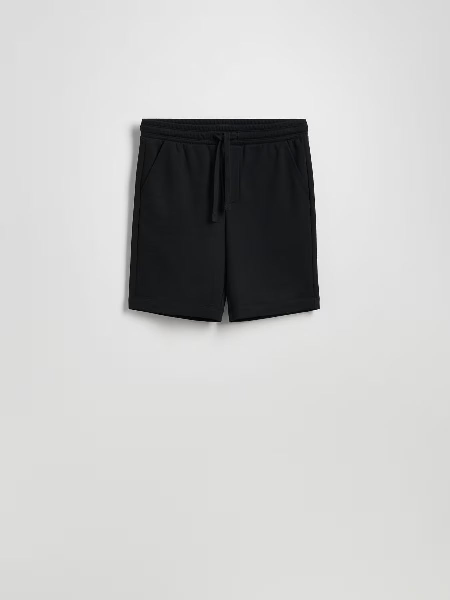 Pantaloncini tuta regular fit-nero