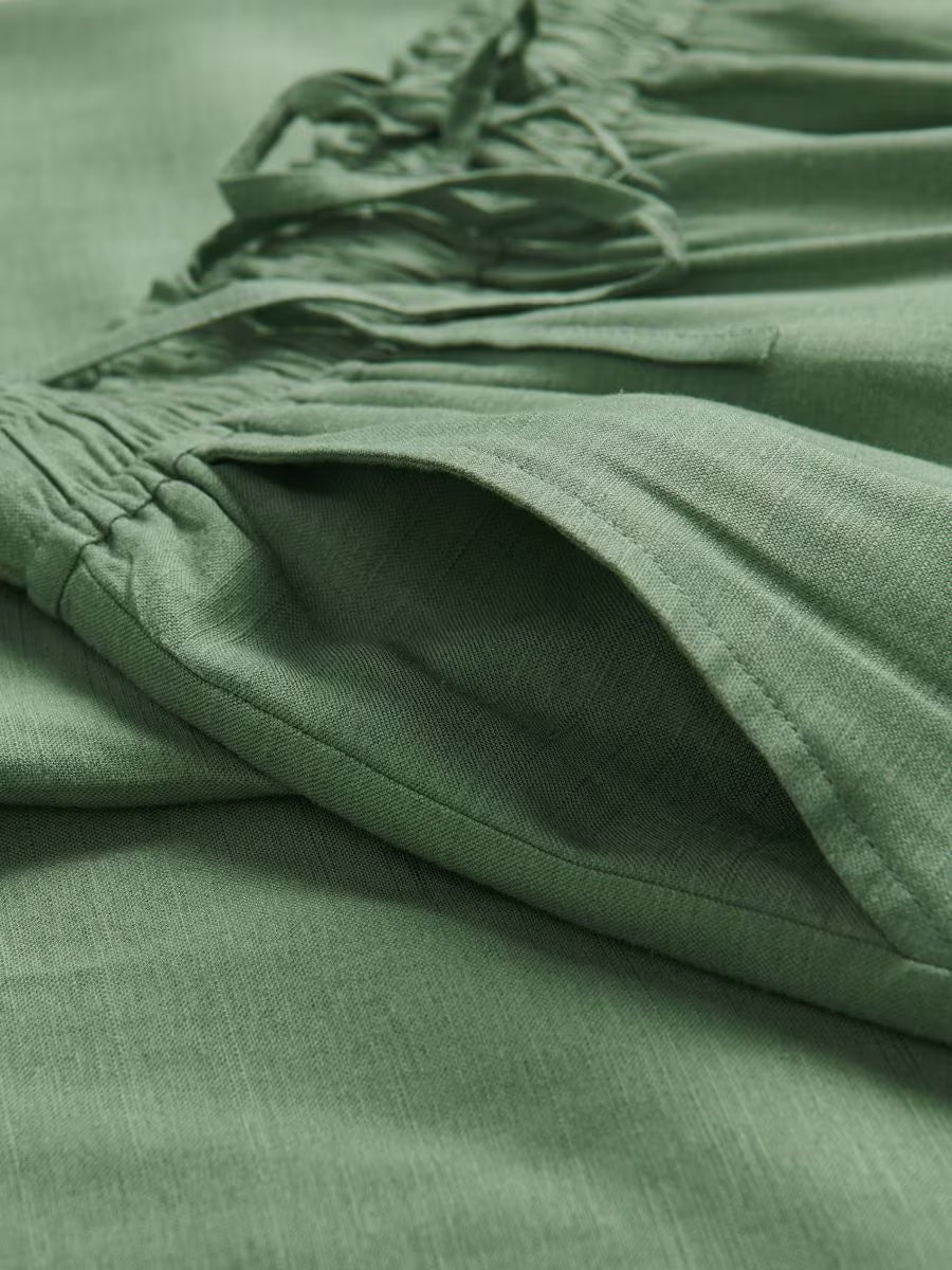 Pantaloni palazzo-verde