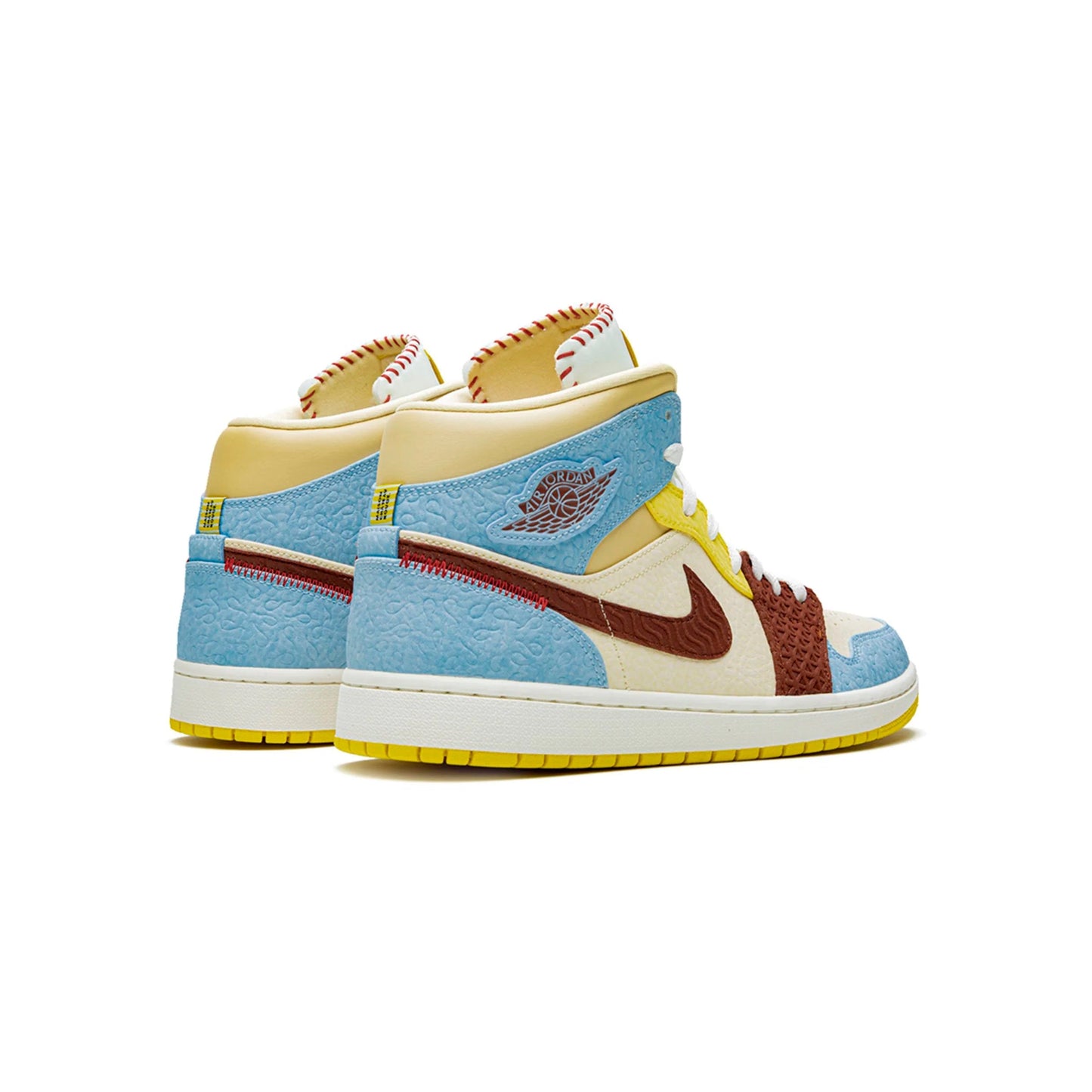Nike Air Jordan 1 Mid Maison Château Rouge Multicolore Retro