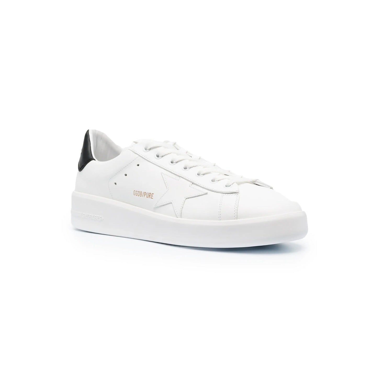 Golden Goose Pure Star Sneakers Bianche con Dettagli Neri