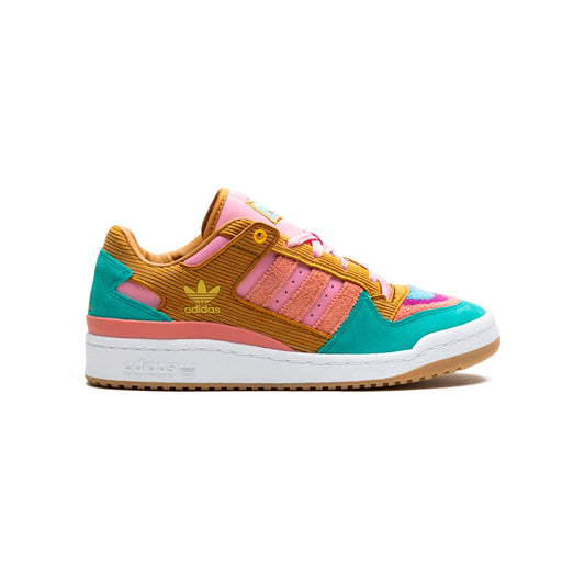 Sneakers Adidas Forum Low Simpsons Multicolore in Pelle e Tessuto