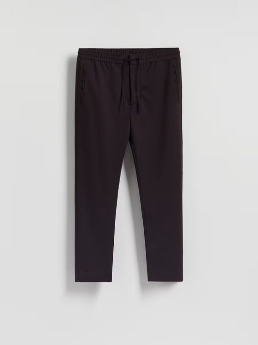Pantaloni jogger-mogano