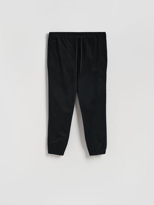 Joggers in cotone-nero