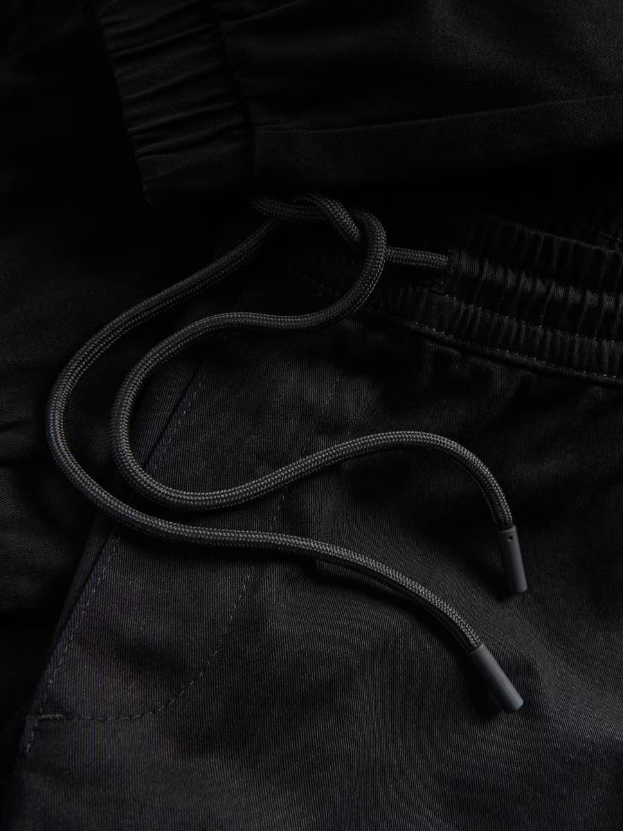 Joggers in cotone-nero